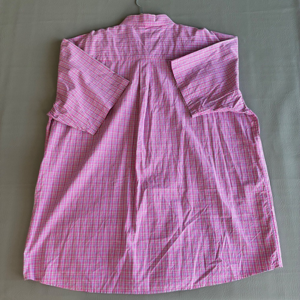 Wrangler George Strait Cowboy Cut Shirt 4XL Red Check Short Sleeve MGSR115 - Picture 3 of 13